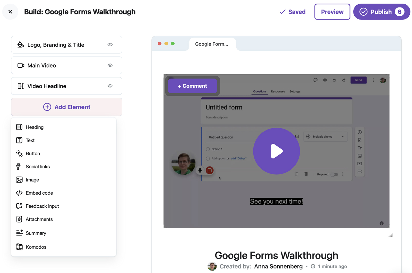 carrd alternatives screenshot