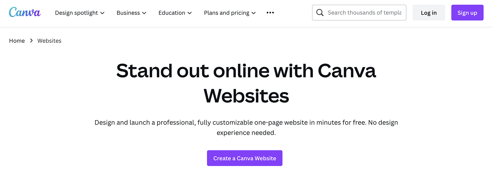 carrd alternatives screenshot