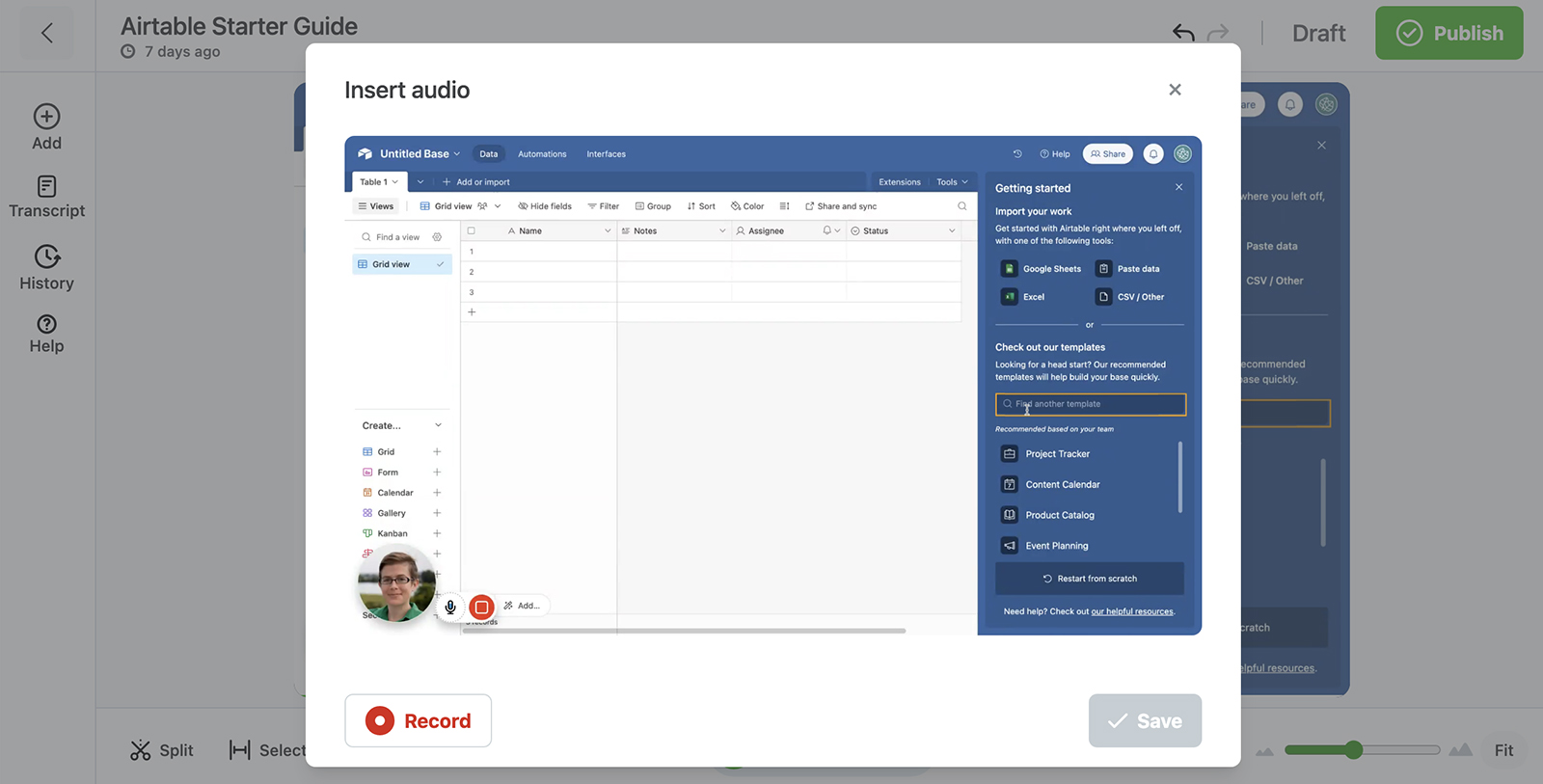 descript alternatives screenshot