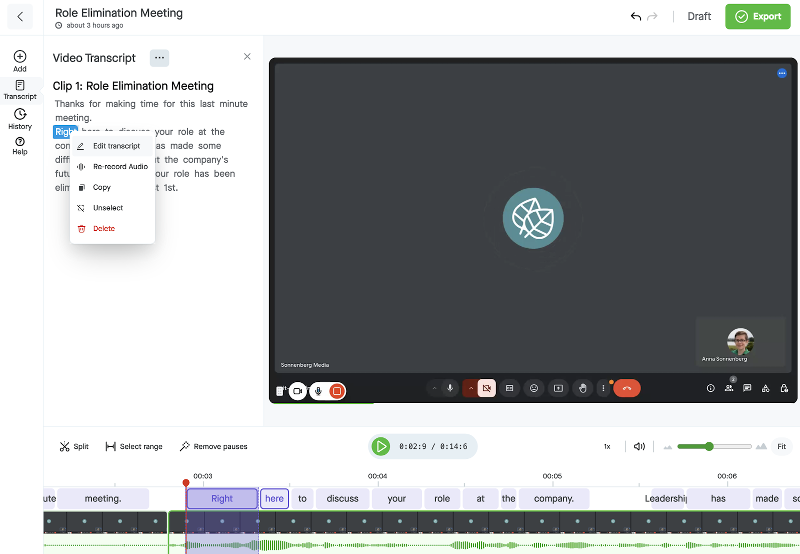 how to record a meeting screenshot