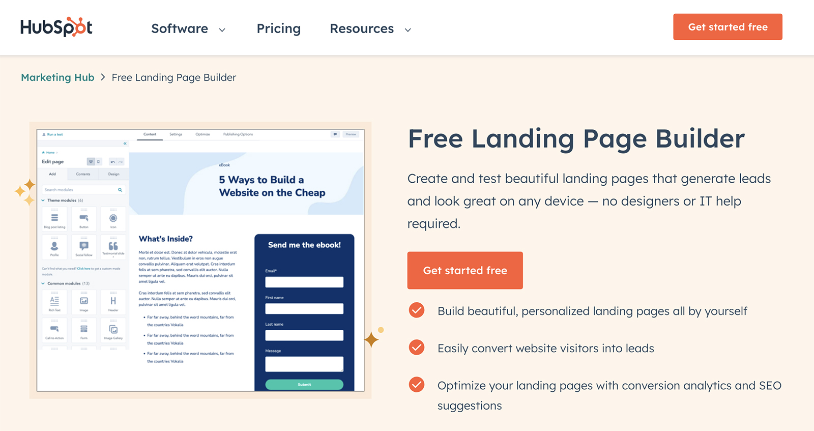 unbounce alternatives screenshot