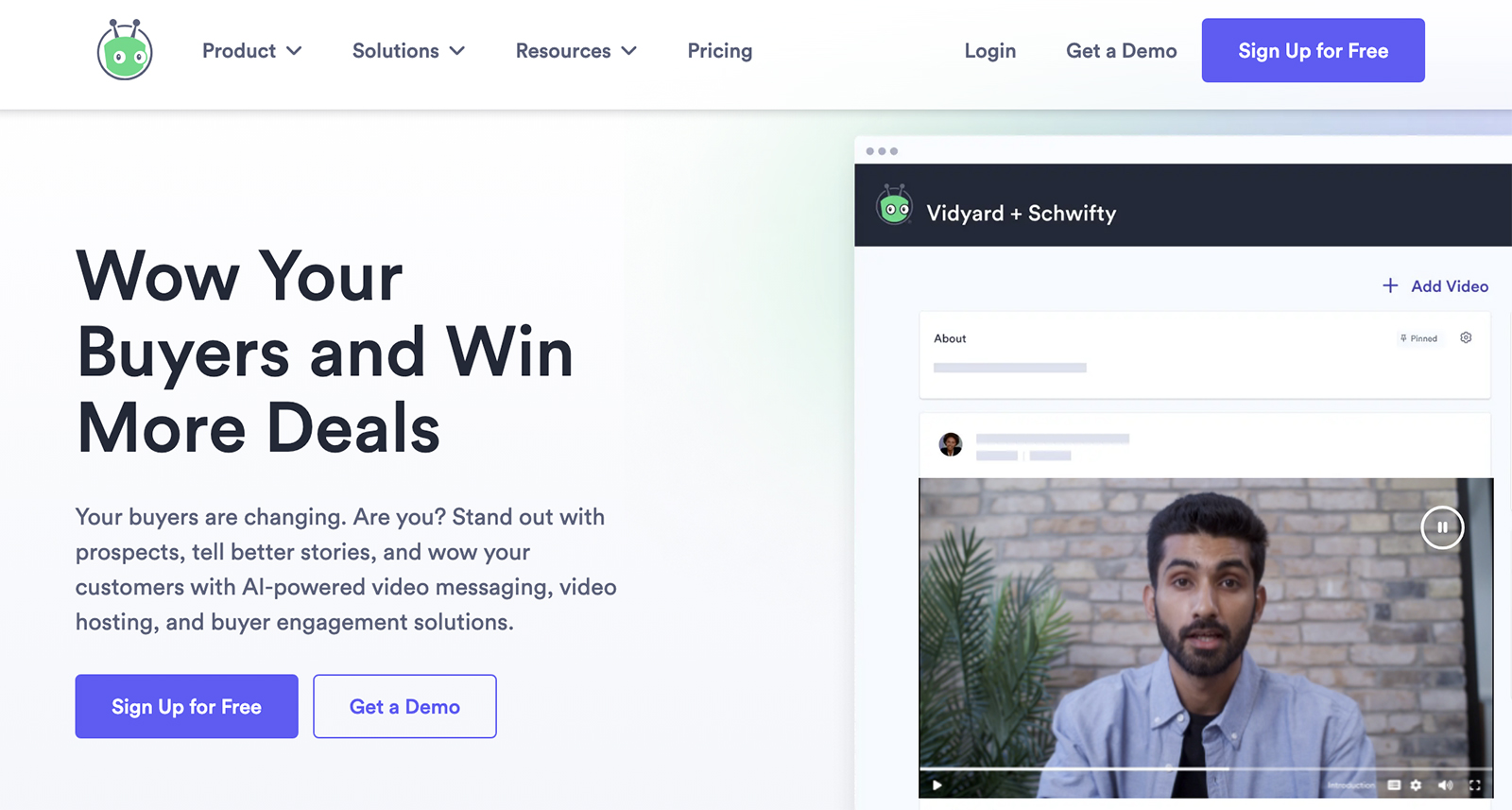 vidyard vs loom screenshot