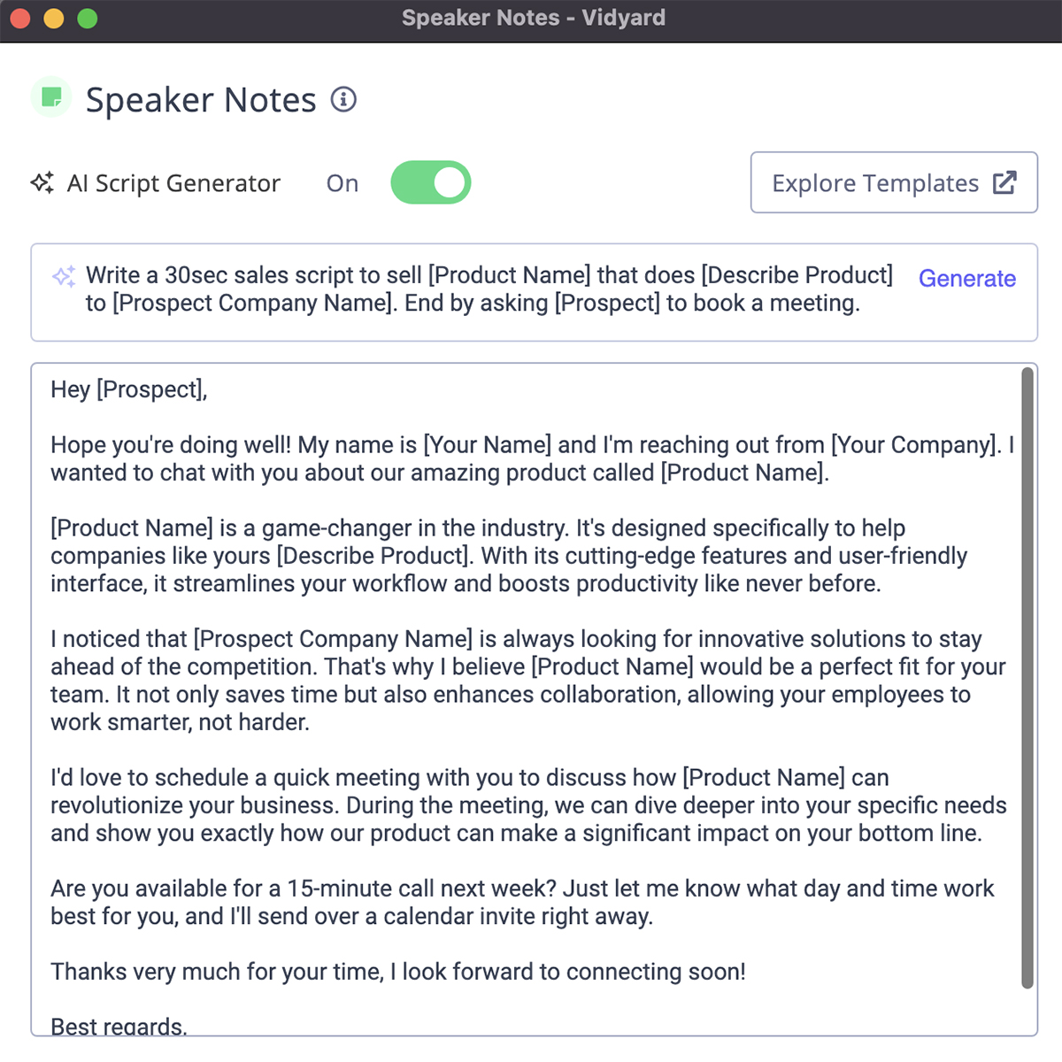 vidyard vs loom screenshot